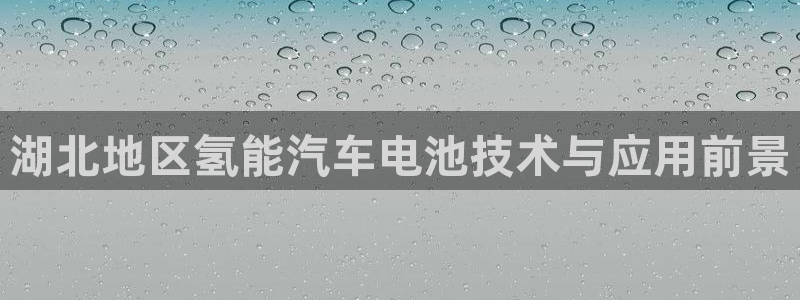 优发国际平台手机版下载：湖北地区氢能汽车电池技术与应用前景