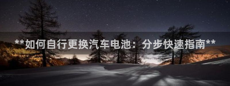 优发国际随优而动一触即发：**如何自行更换汽车电池：分步快速指南**